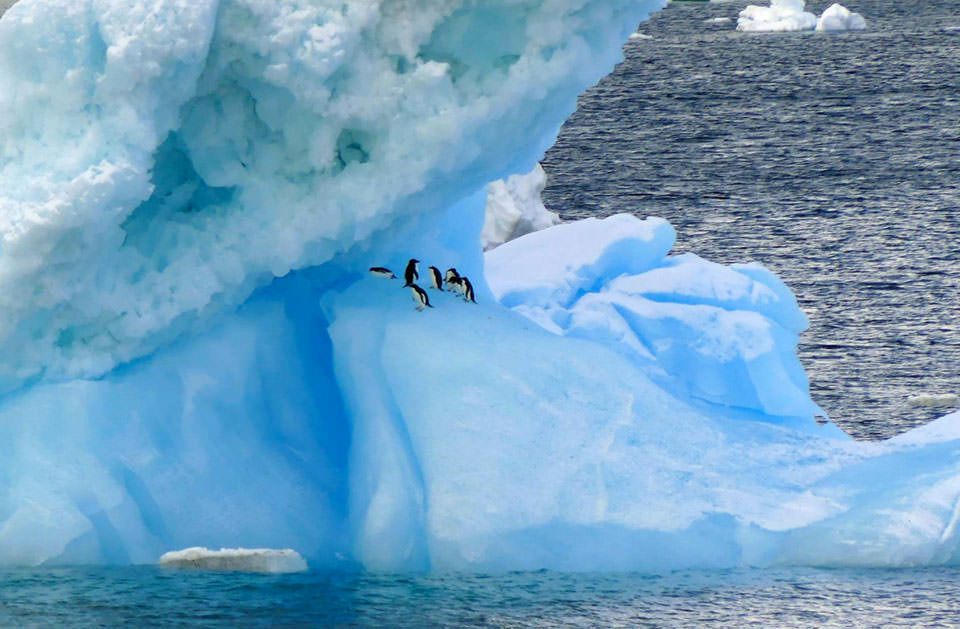 Iceberg located in Ross Sea, Antarctica.
