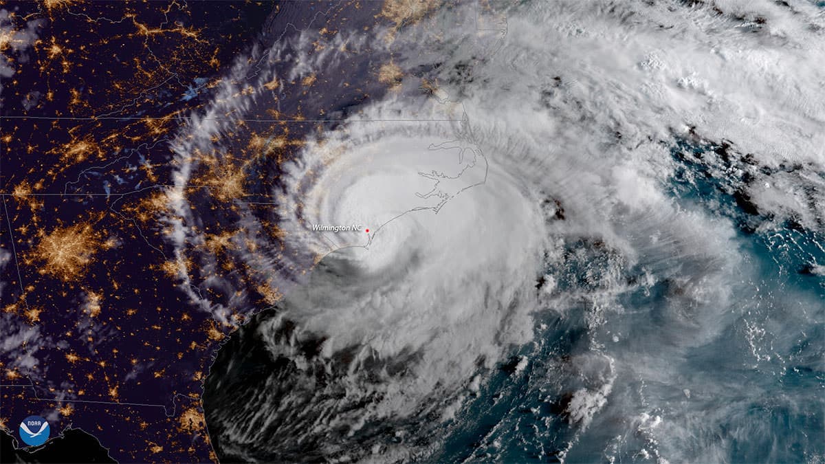 Hurricane Florence made landfall near Wrightsville Beach, North Carolina