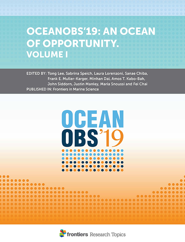  Cover of the document OceanObs’19: An Ocean of Opportunity. Volume 1.