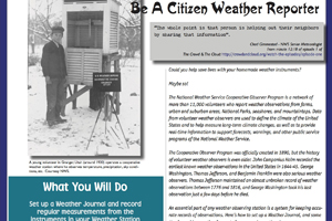 Be A Citizen Weather Reporter