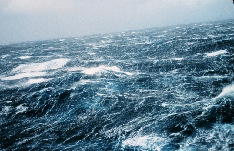 North Pacific storm waves as seen from the M/V NOBLE STAR, Courtesy NOAA