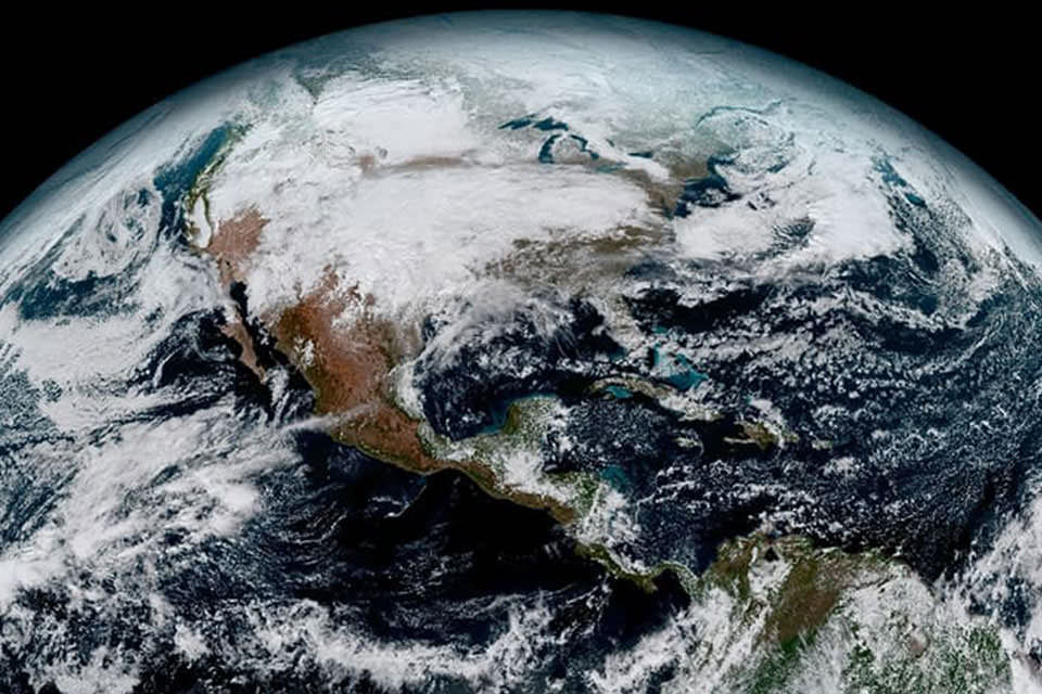 a view of the Earth from space