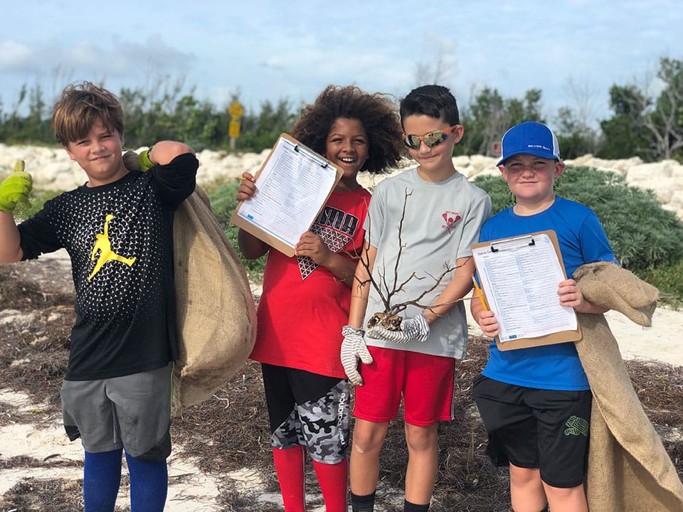 Students are excited about their efforts cleaning up marine debris in the Miami beach area.