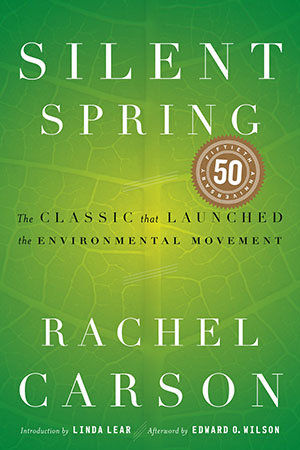 Book cover for  Silent Spring by Rachel Carson 