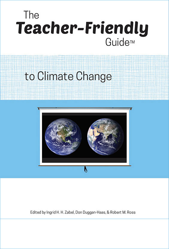 Book cover for 'The Teacher Friendly Guide to Climate Change