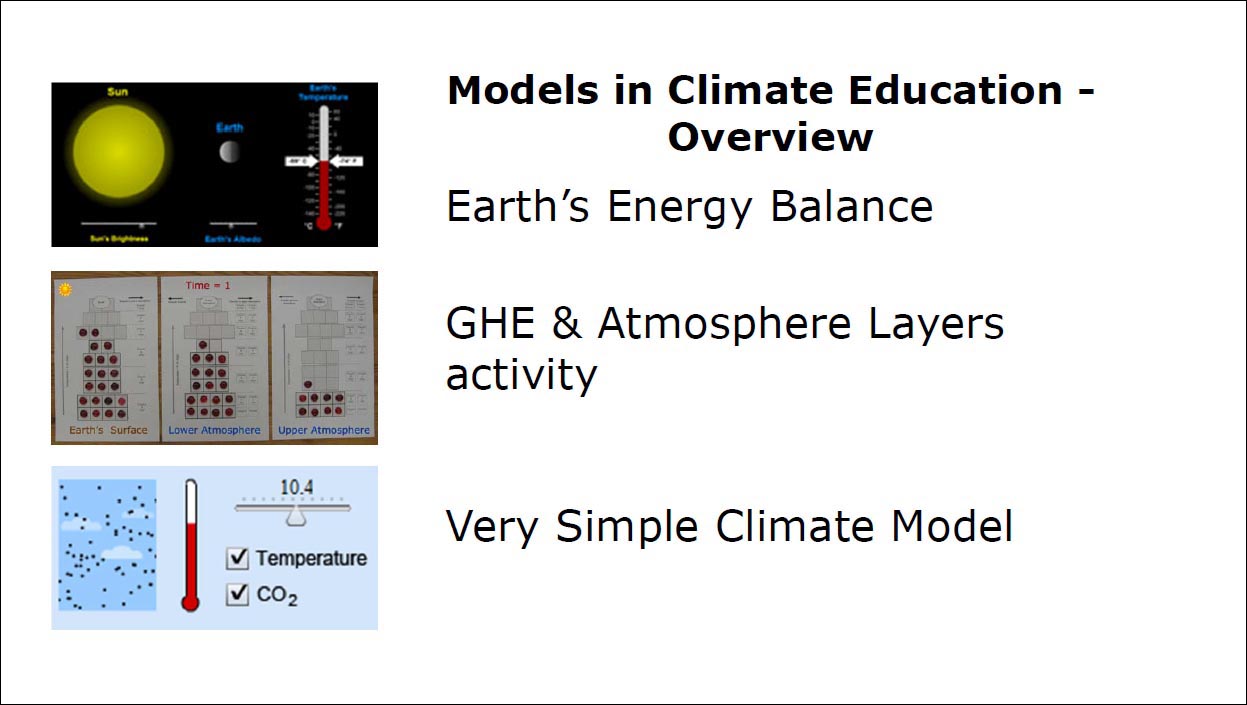 Using Simple Modes in Climate Change Education