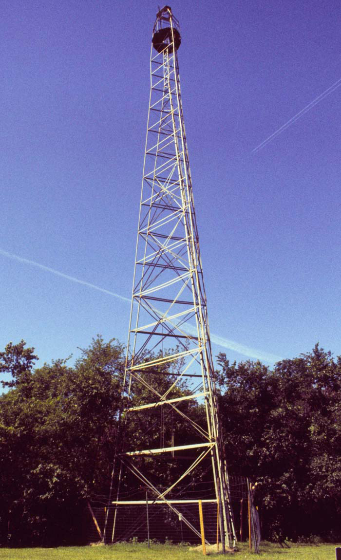 Geodetic survey tower