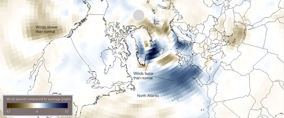 Environmental Visualization Laboratory visualization of wind speed data