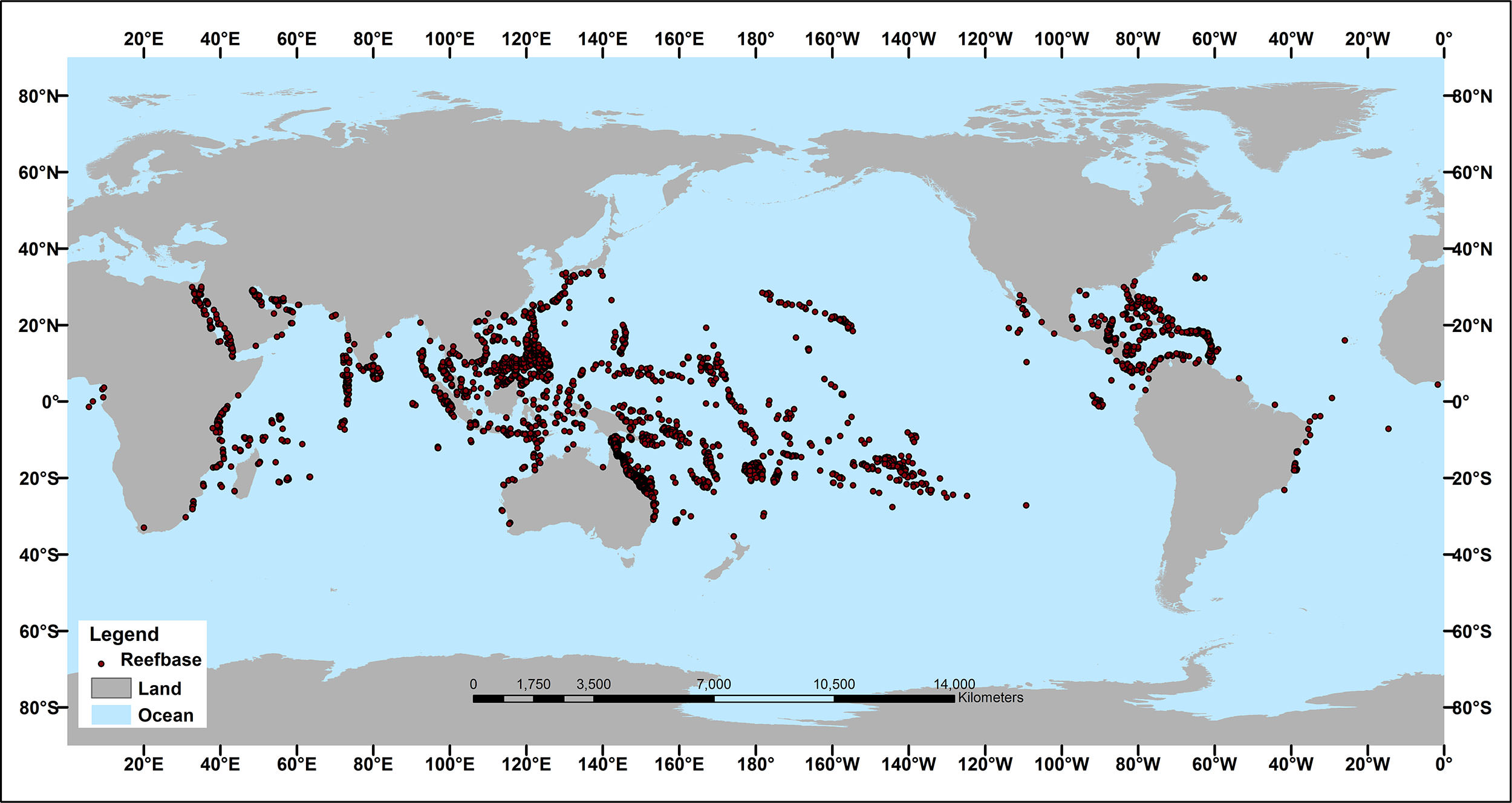 World Map Of Estuary Locations