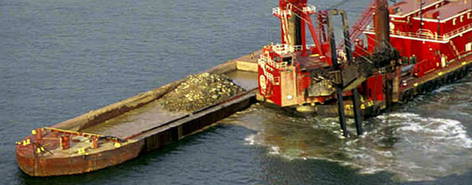 What is dredging?