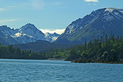 Halibut Cove in Kachemak Bay National Estuarine Research Reserve, Alaska. Kachemak Bay is the largest reserve in the National Estuarine Research Reserve System, encompassing over 360,000 acres of estuarine and upland habitats.