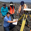 a group of people in Hawaii learning about GPS technologies