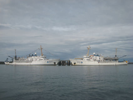 NOAA Ships Fairweather and Rainier