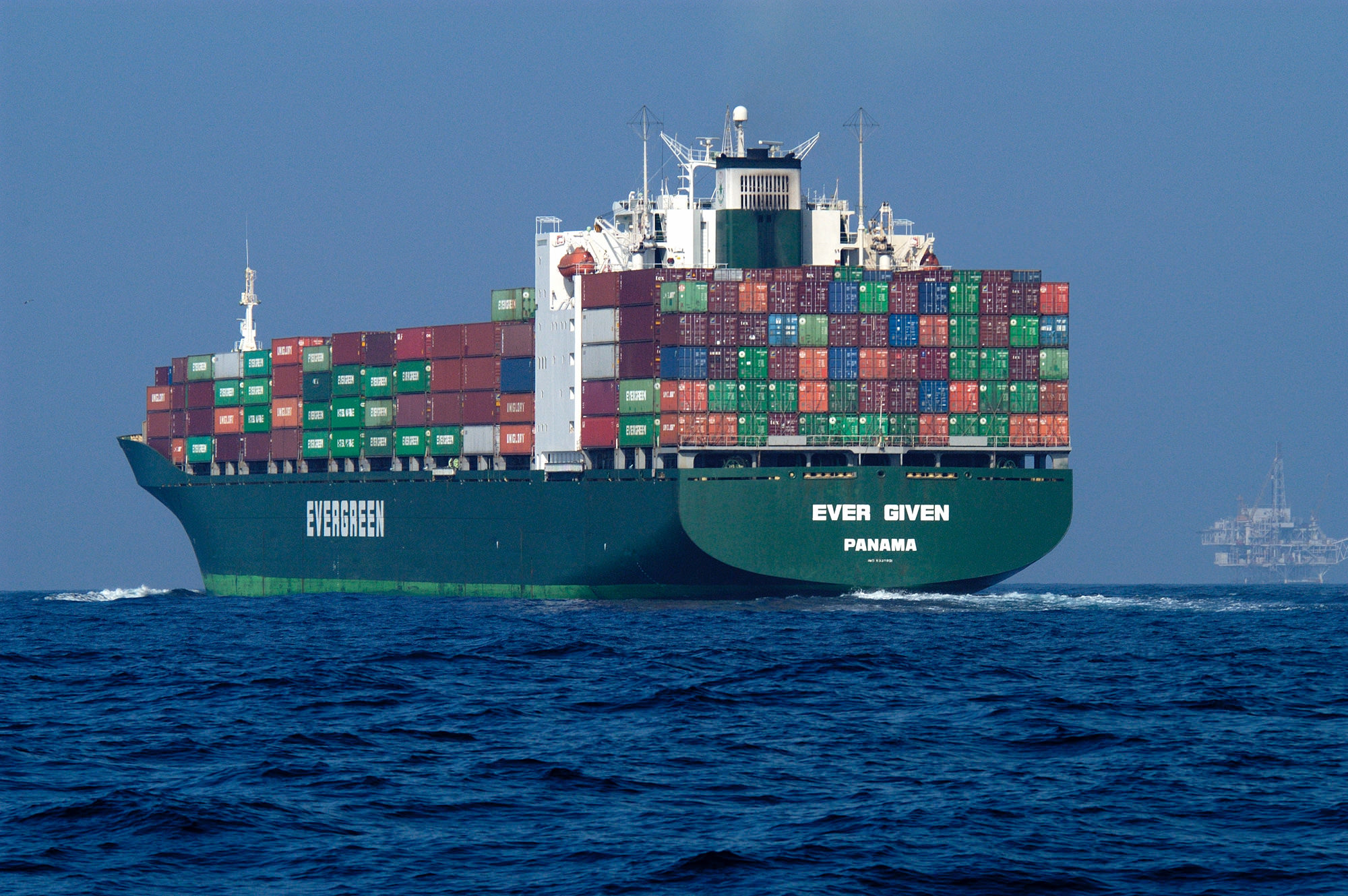 Container Ship. Image credit: Robert Schwemmer, NOAA National Marine Sanctuaries