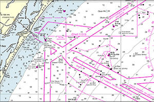 NOAA nautical chart