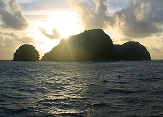 marine national monument at sunset