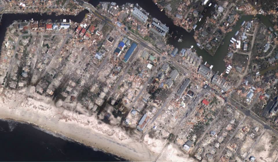 Mexico Beach, Florida, after Hurricane Michael.