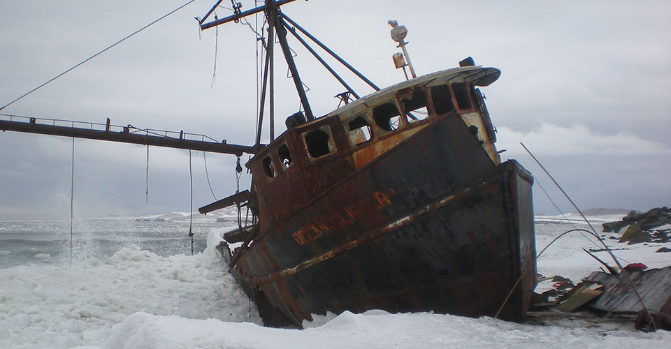 derelict vessel in Alaska