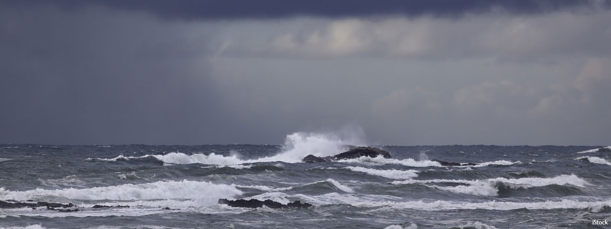 a stormy ocean, iStock image