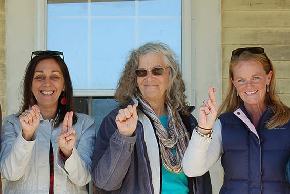 National estuarine research reserve staff and partners for sign language